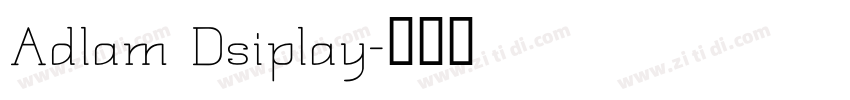 Adlam Dsiplay字体转换